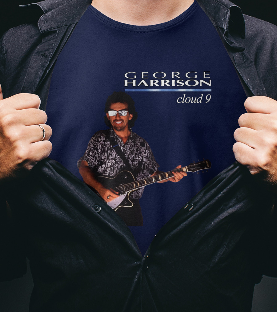 George Harrison Cloud 9 Album Art T-Shirt