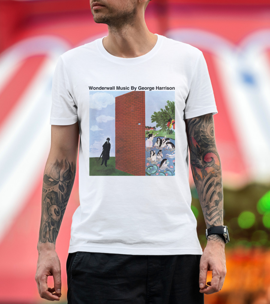 Wonderwall Music By George Harrison Album Cover T-Shirt