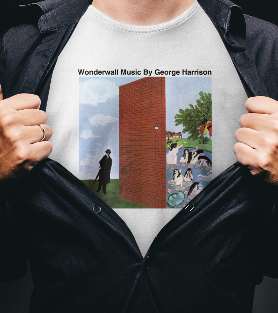 Wonderwall Music By George Harrison Album Cover T-Shirt