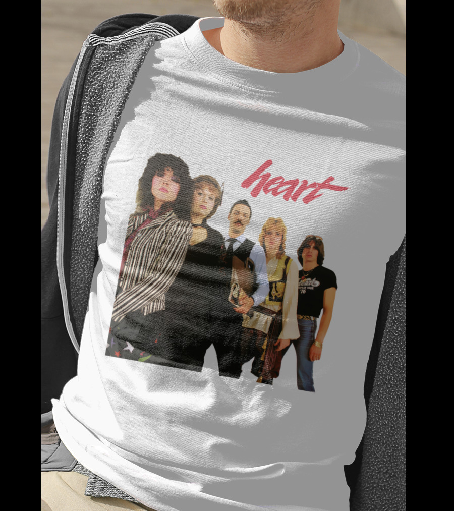 Heart Band Group Photo Lineup T-Shirt