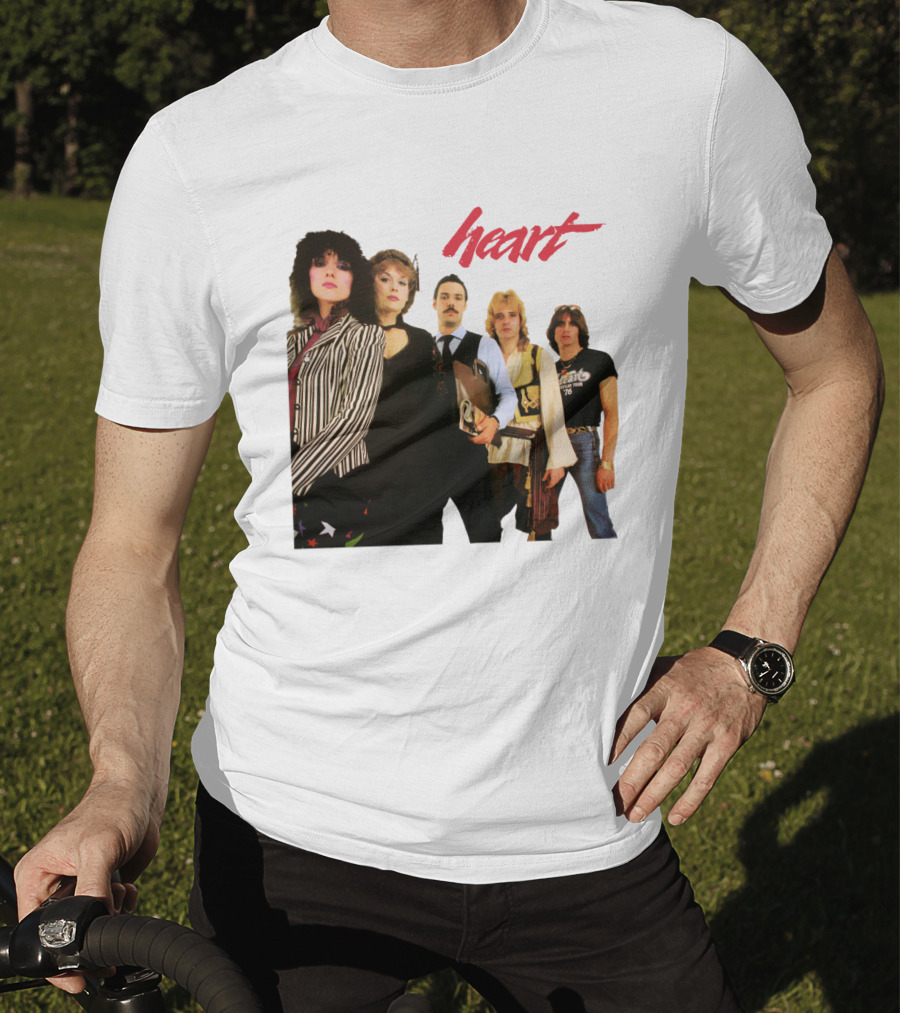 Heart Band Group Photo Lineup T-Shirt