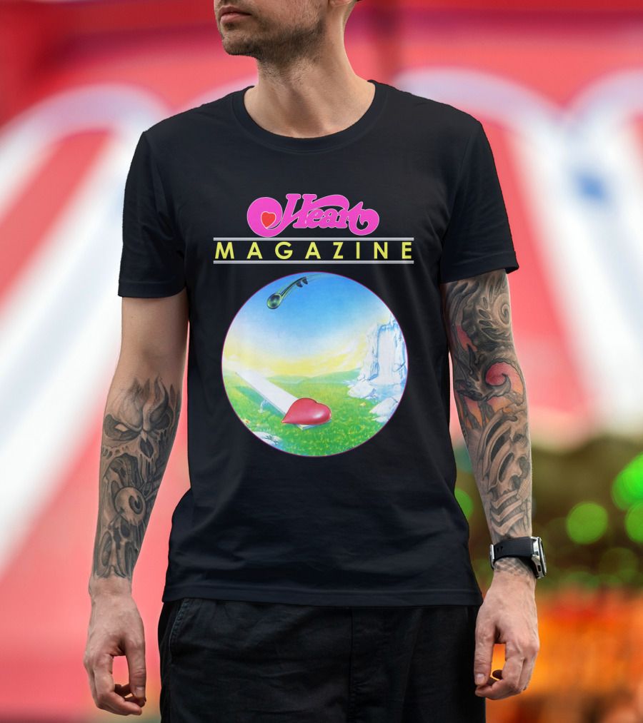 Heart Magazine 1977 Album Cover Art T-Shirt