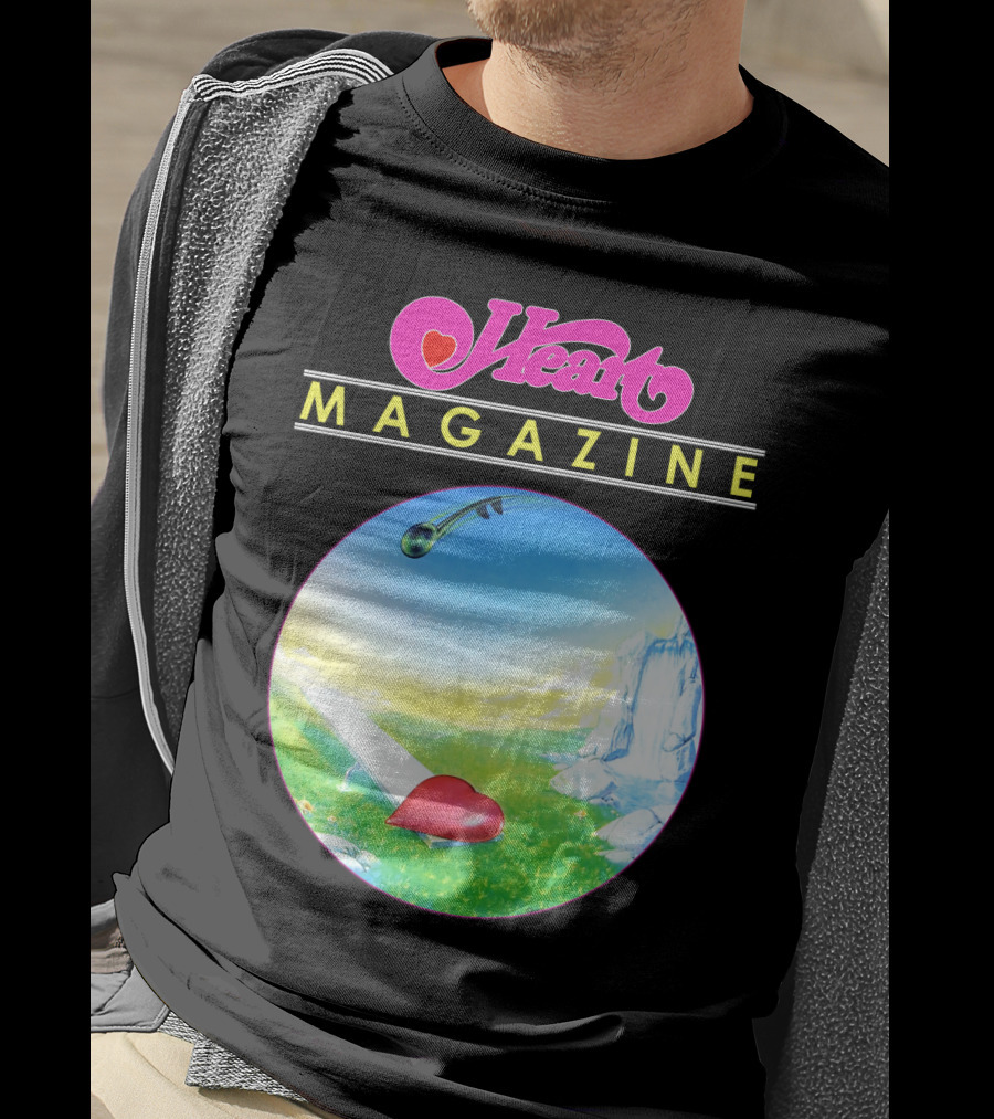 Heart Magazine 1977 Album Cover Art T-Shirt
