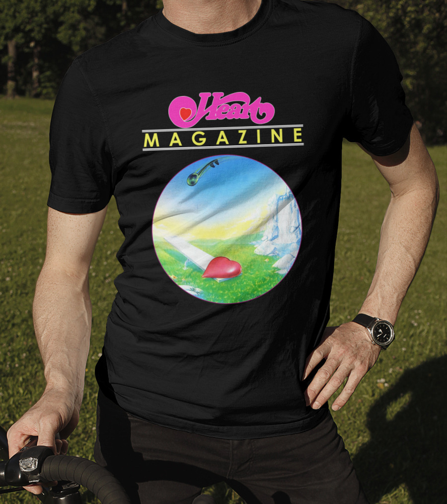 Heart Magazine 1977 Album Cover Art T-Shirt