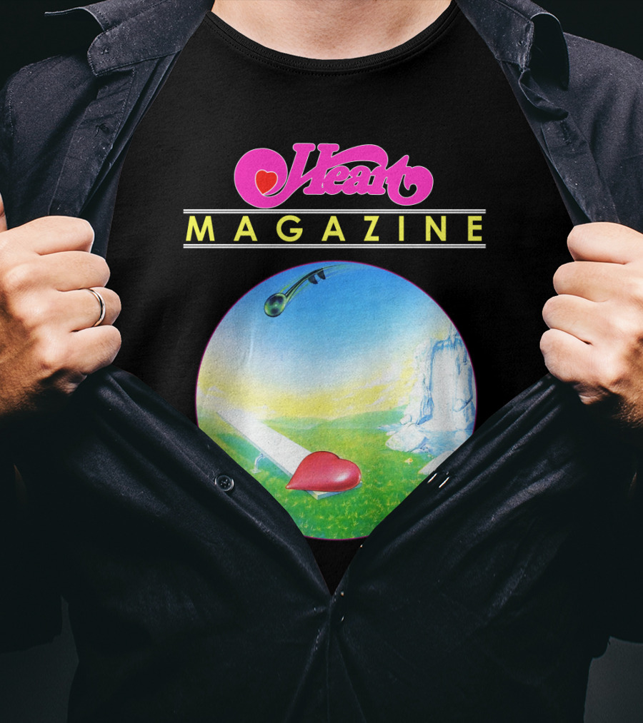 Heart Magazine 1977 Album Cover Art T-Shirt