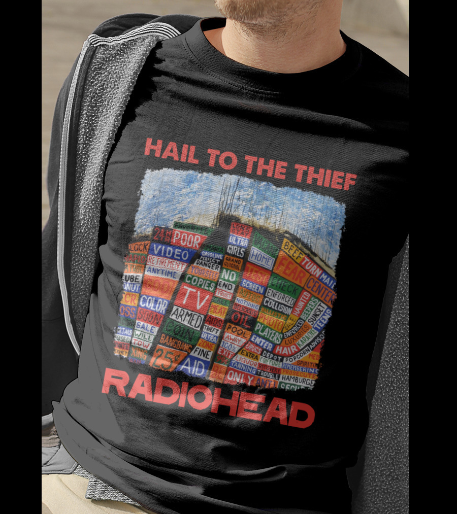 Hail To The Thief Radiohead Album Cover Art T-Shirt