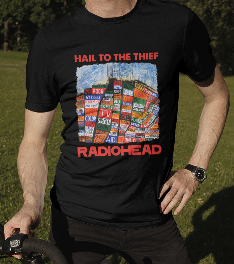 Hail To The Thief Radiohead Album Cover Art T-Shirt