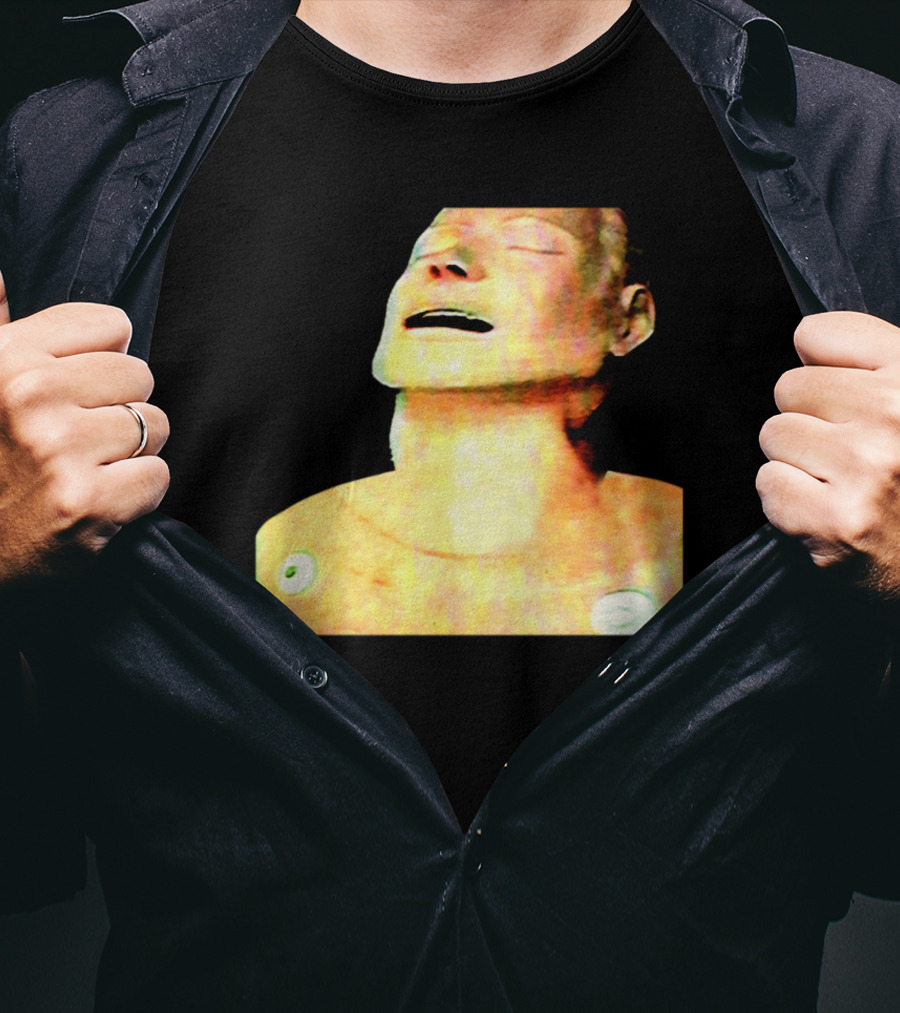 Cpr Training Manikin With Electrodes T-Shirt