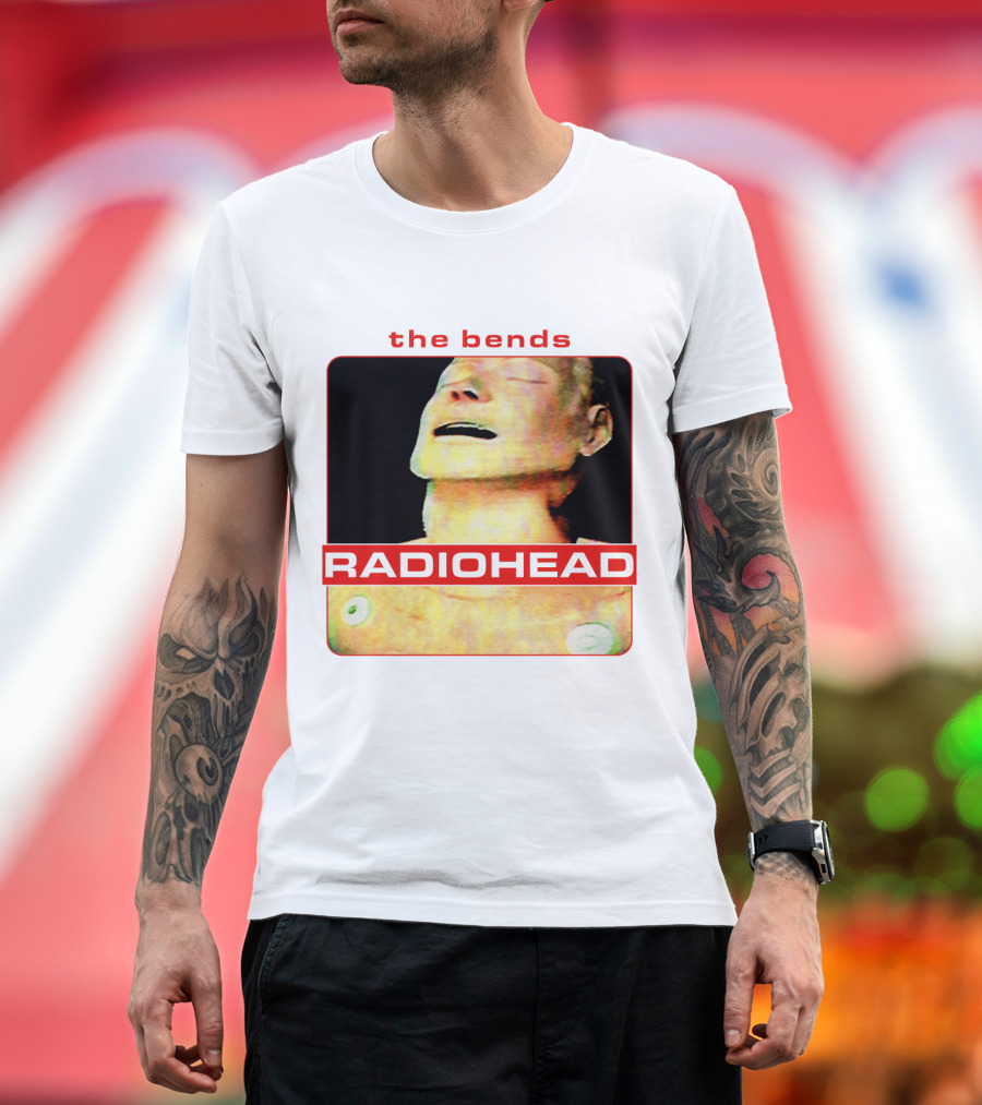 The Bends Radiohead Album Cover Iconic Art T-Shirt