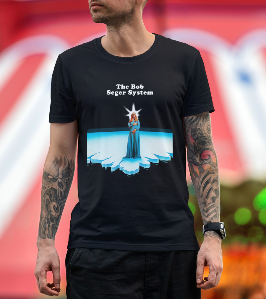 The Bob Seger System Blue Figure Radiant Island T-Shirt