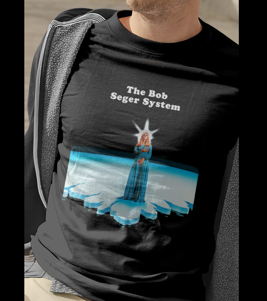 The Bob Seger System Blue Figure Radiant Island T-Shirt