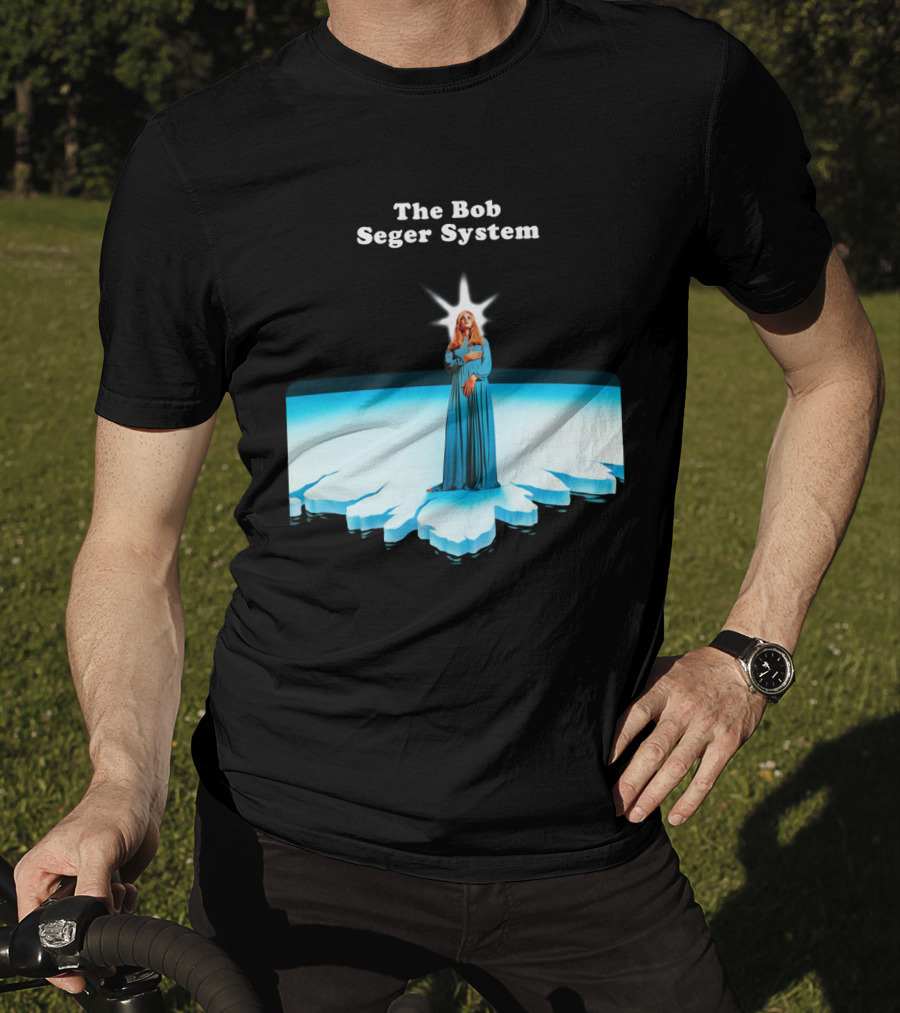 The Bob Seger System Blue Figure Radiant Island T-Shirt