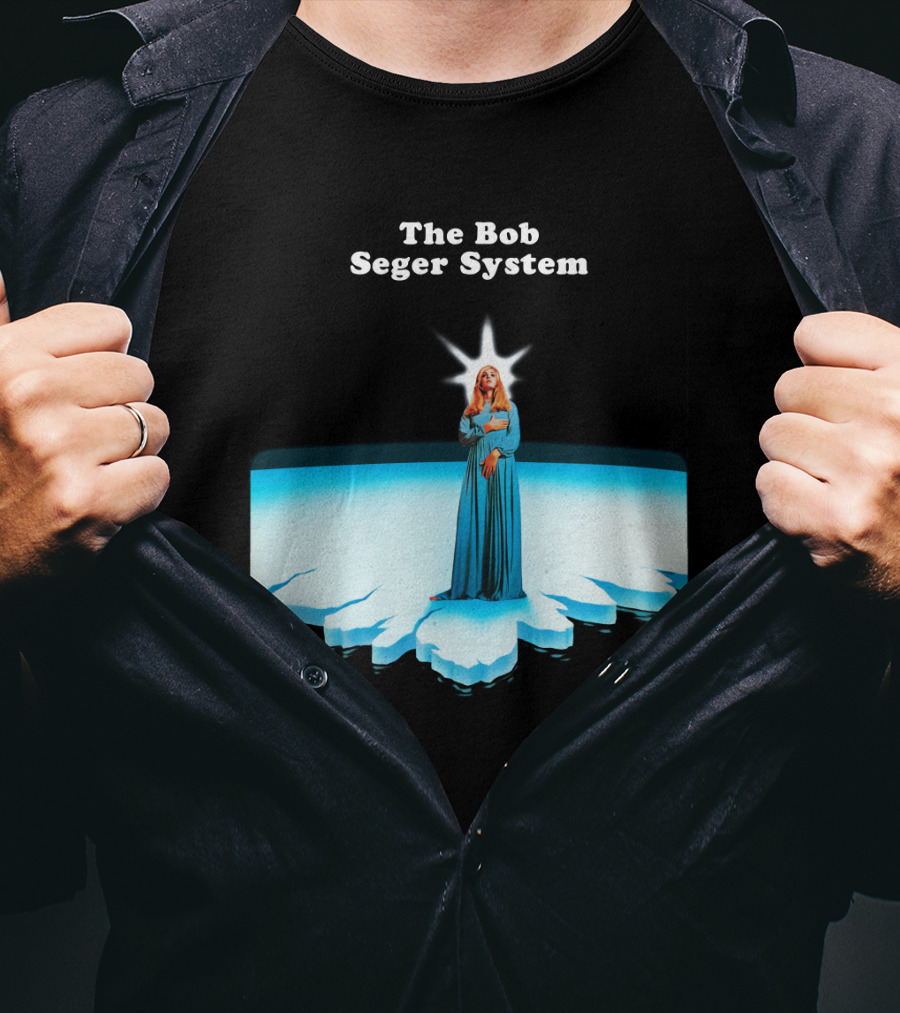 The Bob Seger System Blue Figure Radiant Island T-Shirt