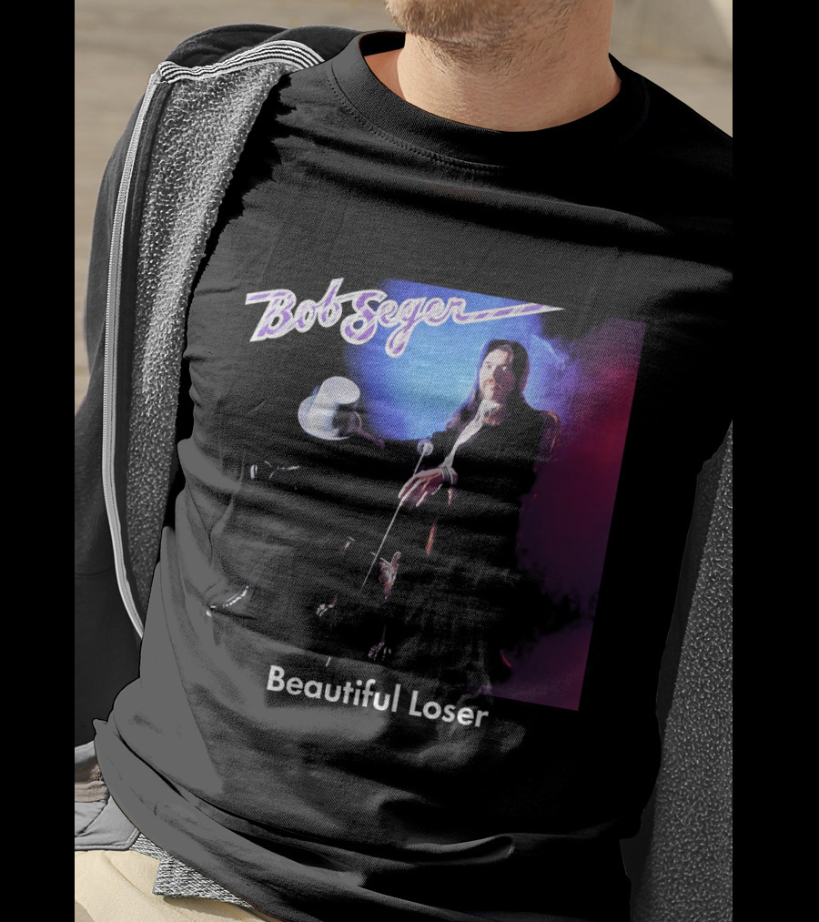 Bob Seger Beautiful Loser Album Cover T-Shirt