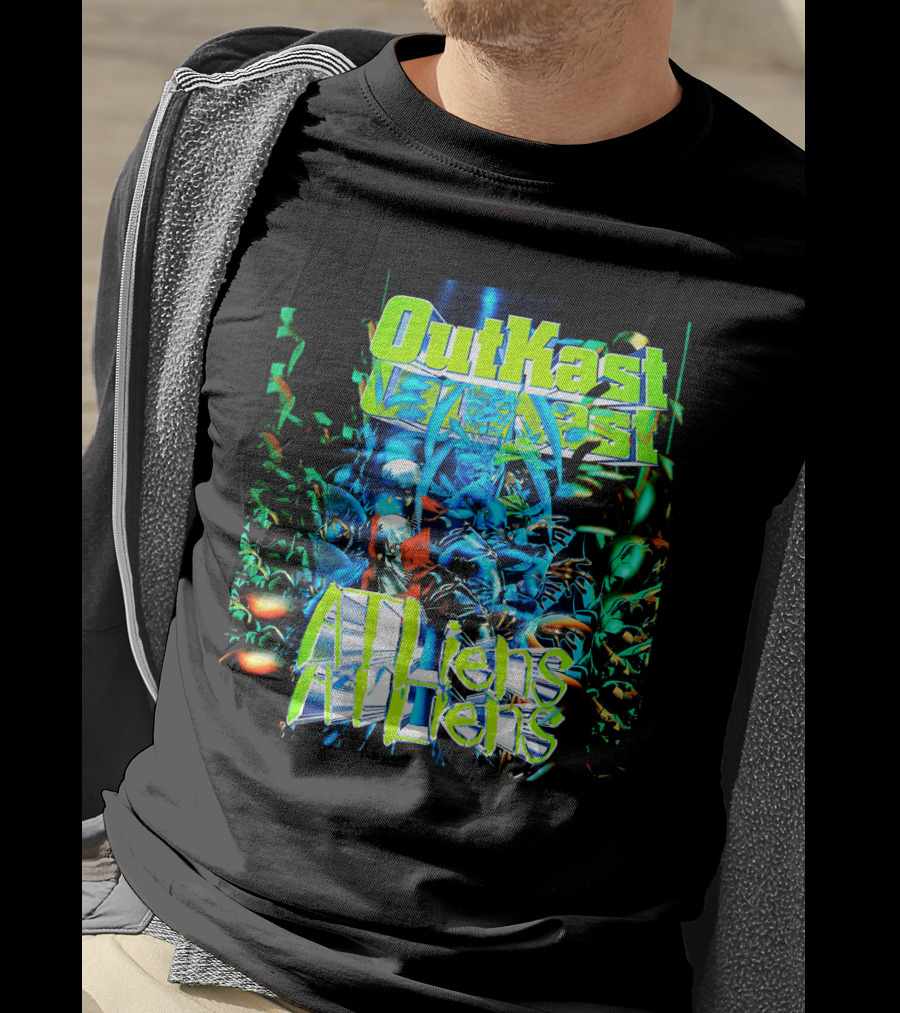 Outkast Atliens Alien Theme T-Shirt