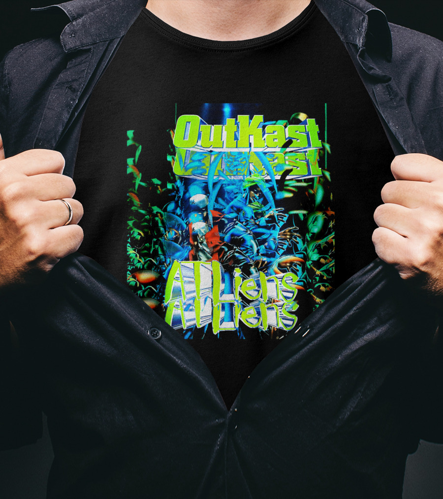Outkast Atliens Alien Theme T-Shirt