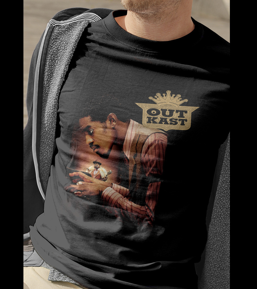 Outkast Classic Album Imagery With Crown T-Shirt