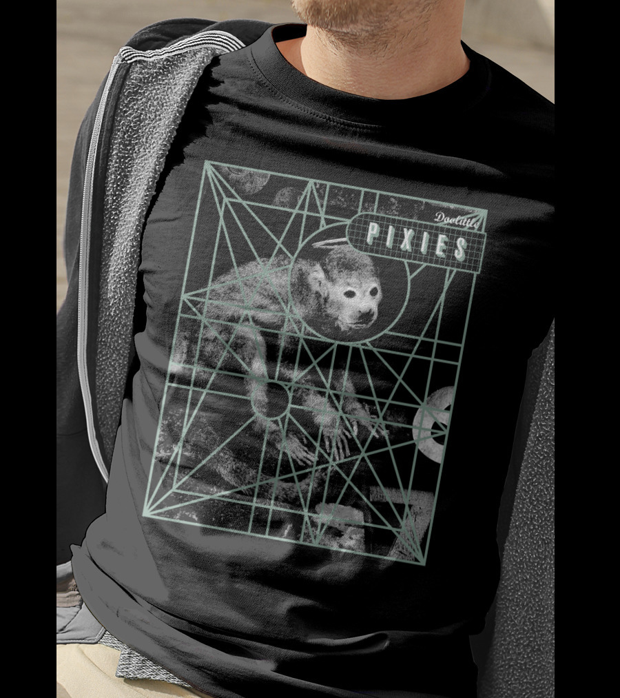 Pixies Geometric Abstract Lines And Circles T-Shirt
