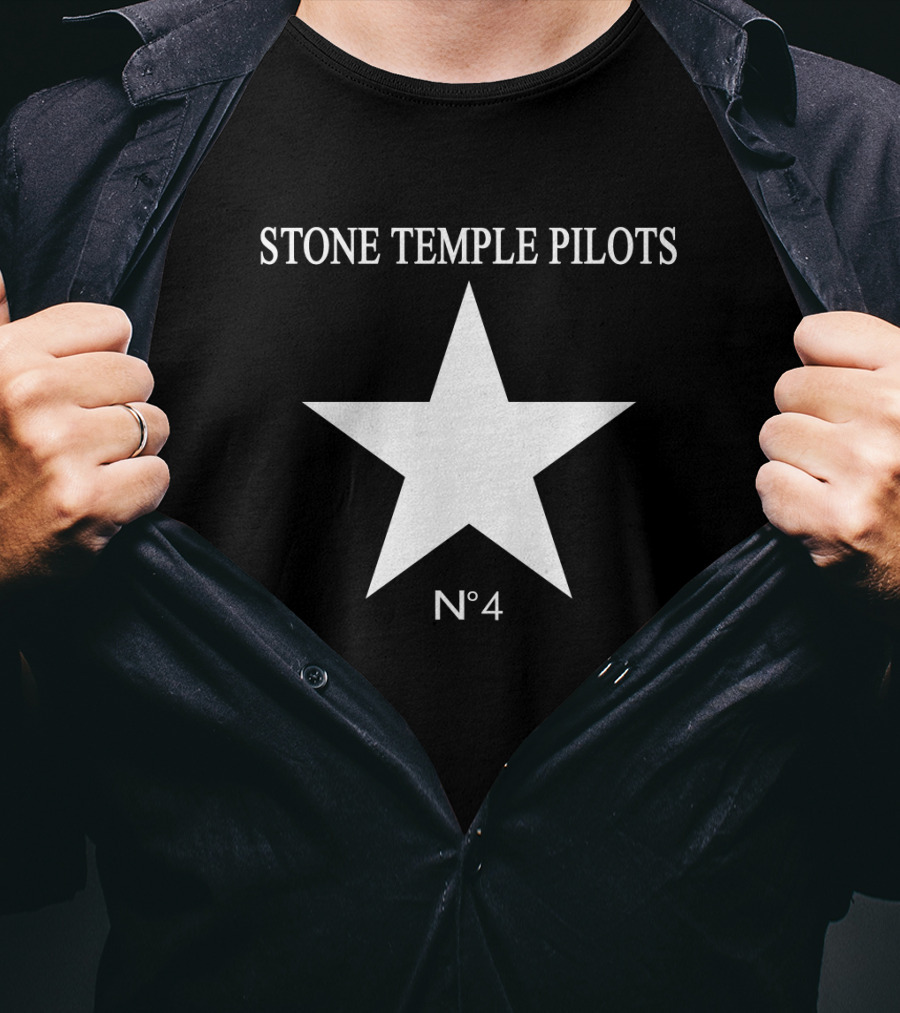 Stone Temple Pilots No 4 Star T-Shirt
