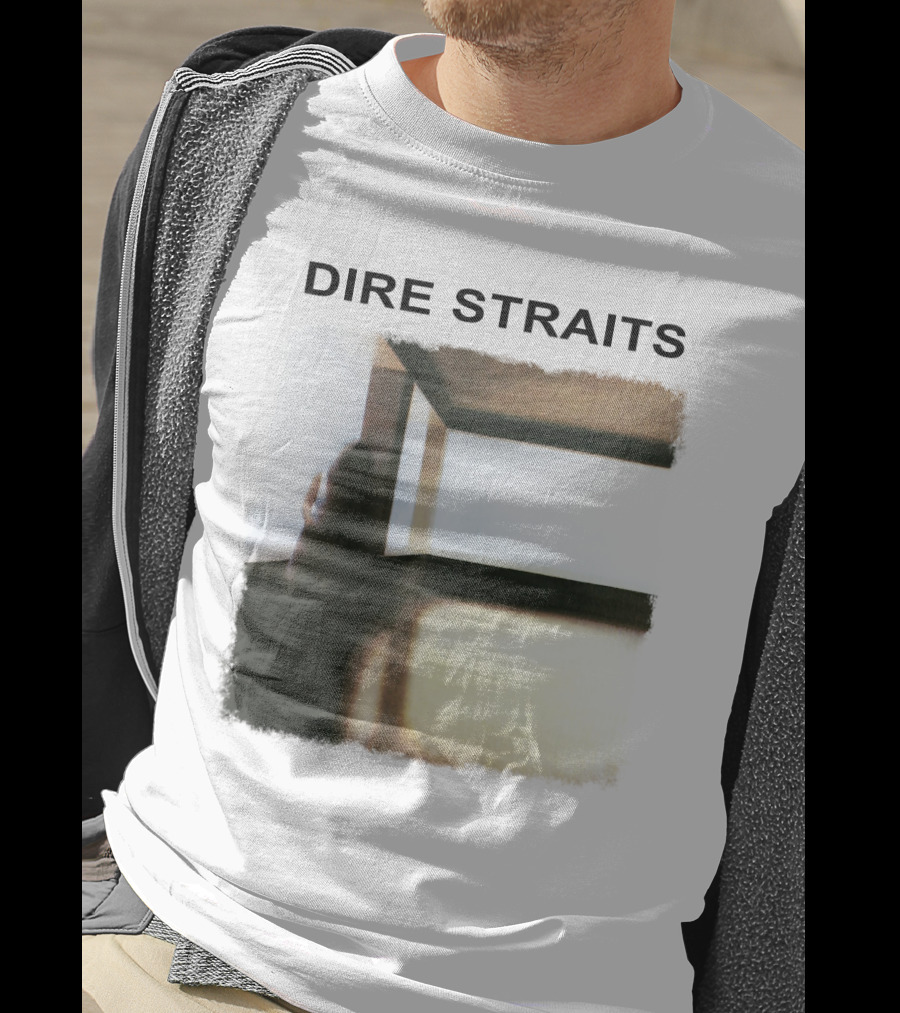 Dire Straits Album Art Minimalist Abstract T-Shirt