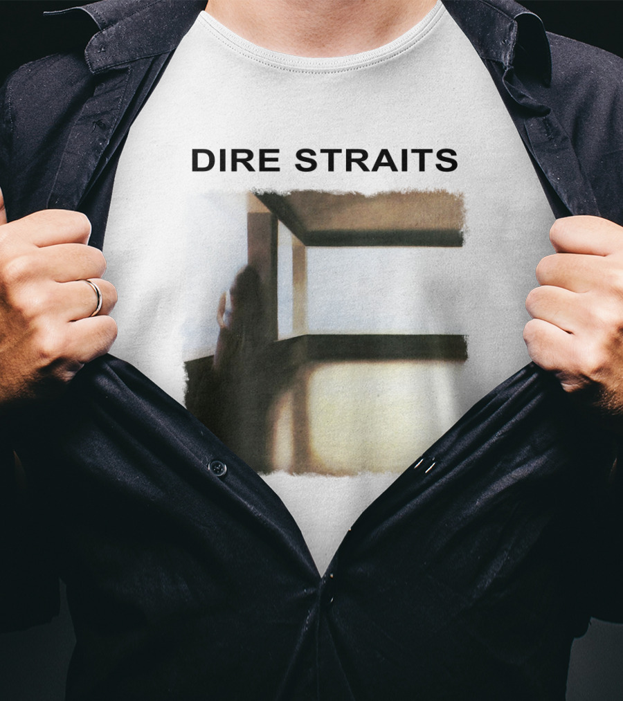 Dire Straits Album Art Minimalist Abstract T-Shirt