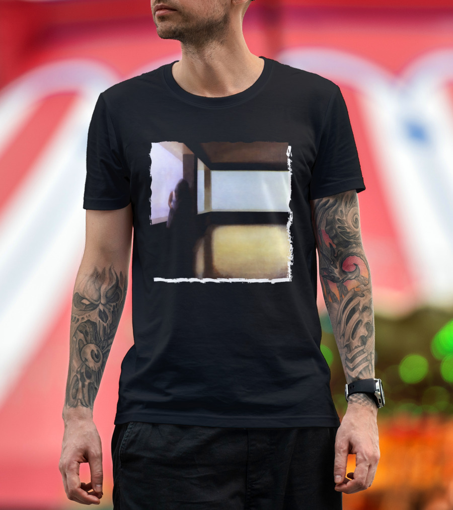 Mysterious Shadow By The Window T-Shirt