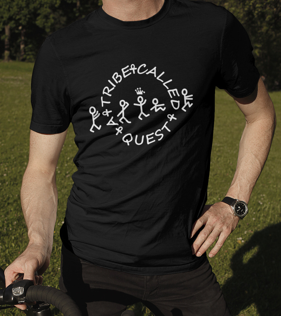 A Tribe Called Quest Stick Figures Crown T-Shirt
