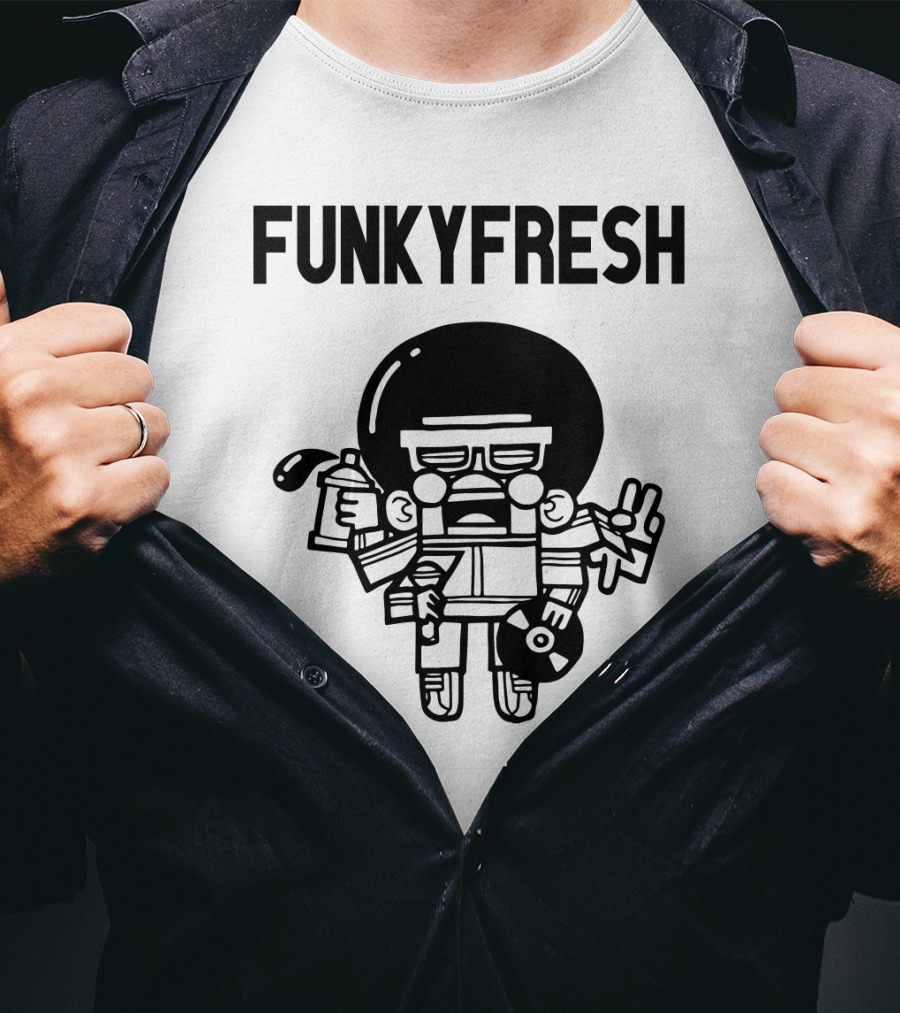 Funkyfresh Atcq 31 Hip Hop Character Art T-Shirt