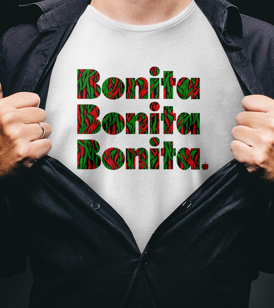 Bonita Bonita Bonita Atcq 21 Pattern T-Shirt