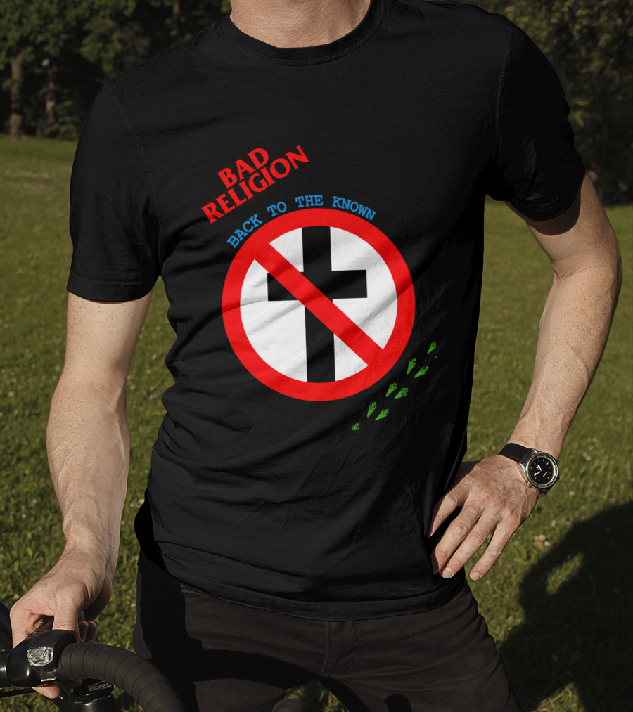 Bad Religion Back To The Known Crossed Out Cross T-Shirt