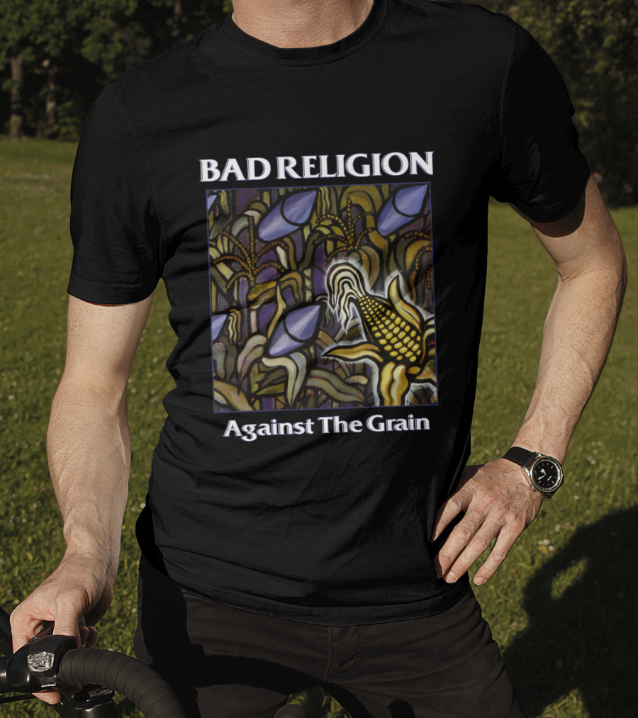 Bad Religion Against The Grain Cornfield Art T-Shirt