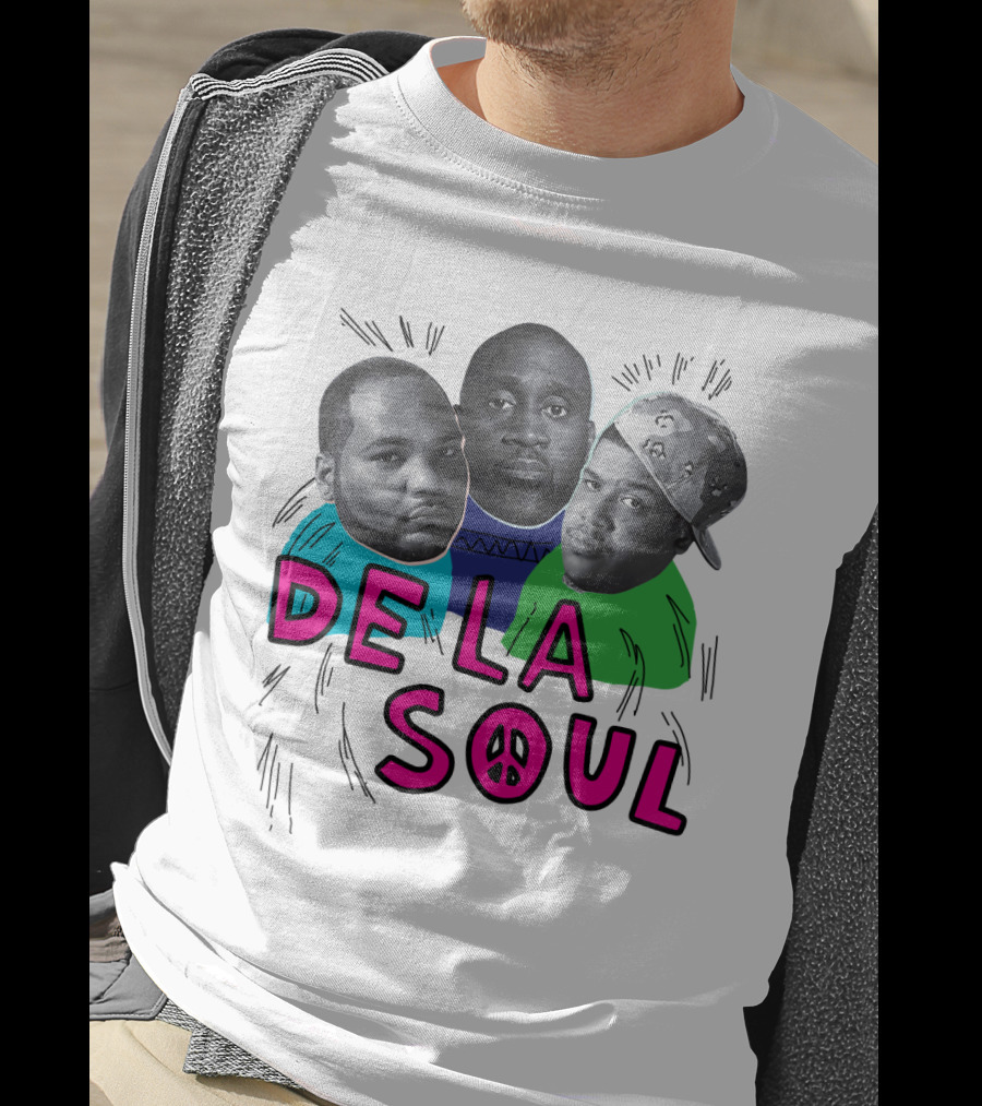 De La Soul Trio Portrait With Peace T-Shirt