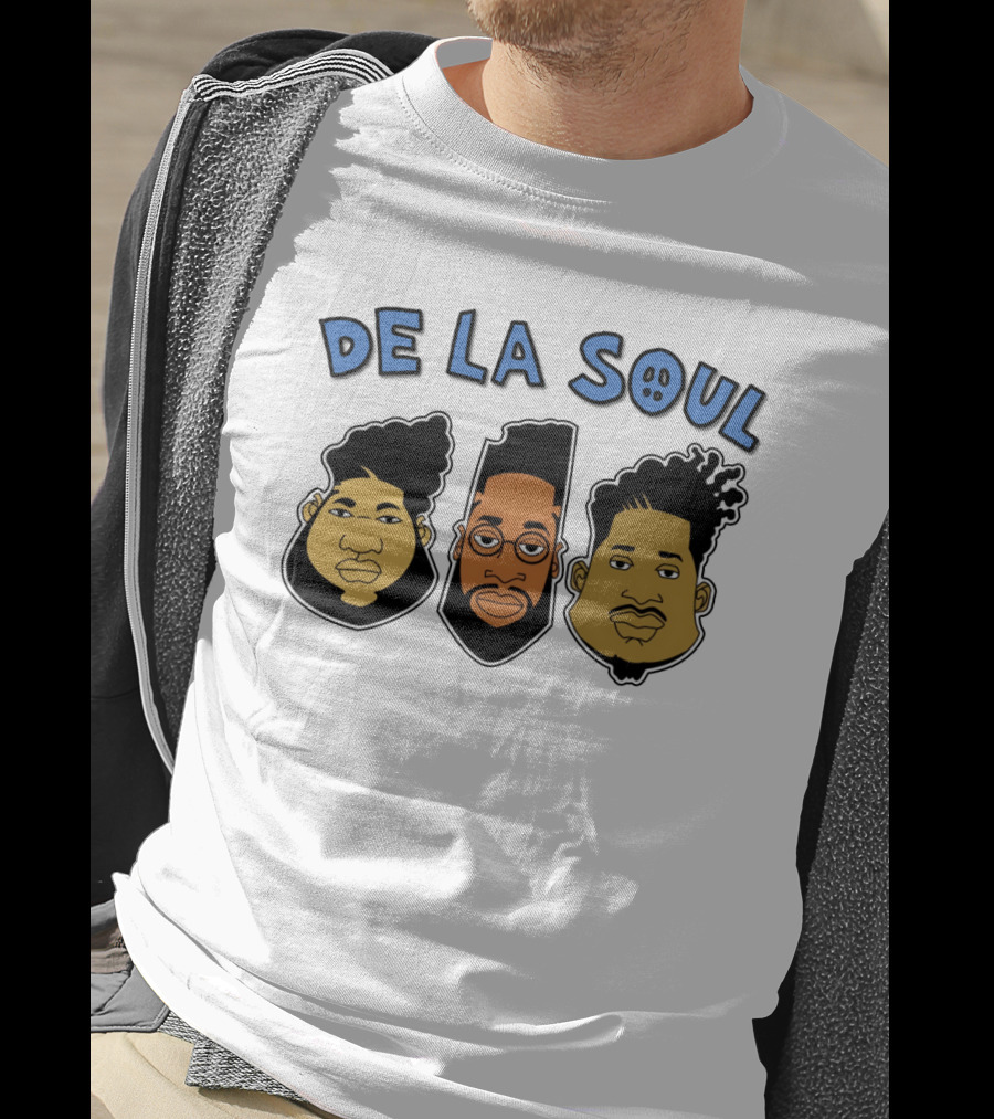 De La Soul Cartoon Faces Trio T-Shirt