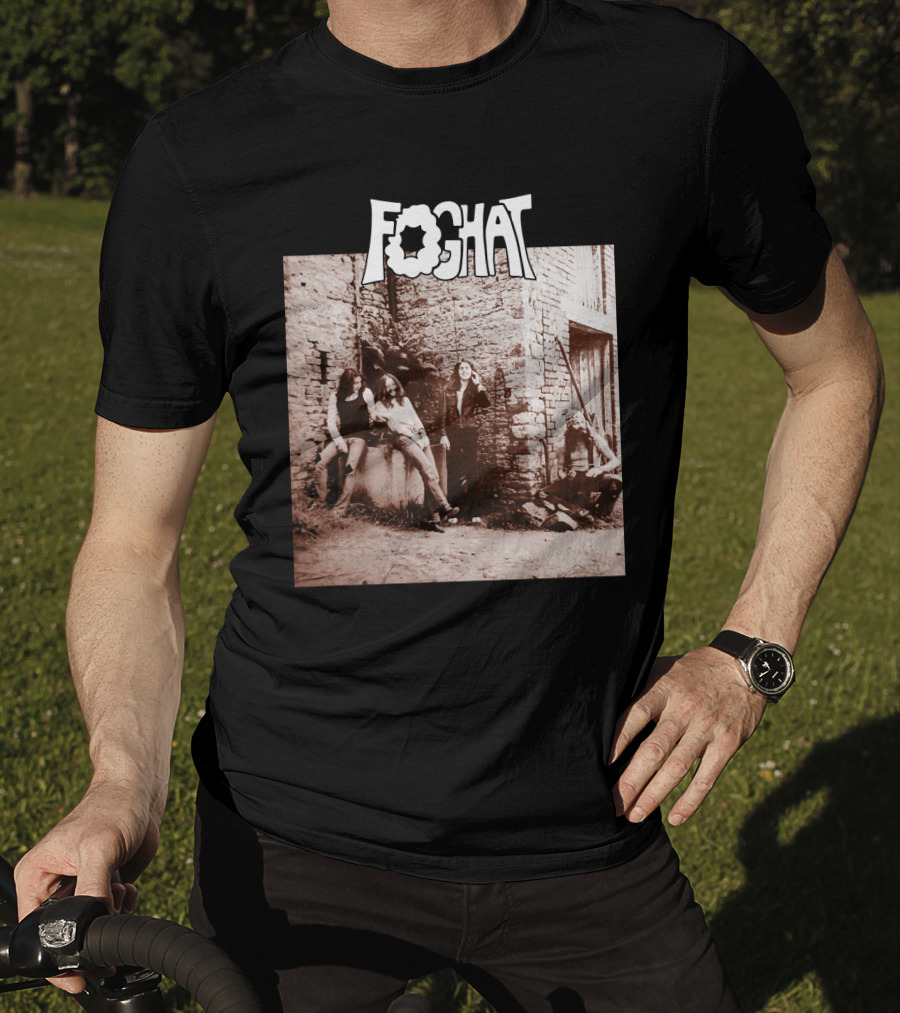 Foghat Band Vintage Wall Background Retro Photo T-Shirt