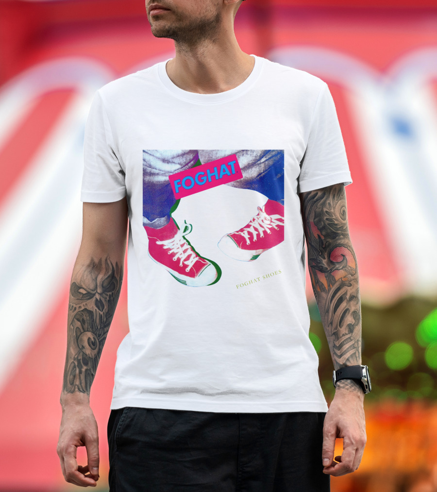 Foghat Shoes Vintage Style Retro Sneakers T-Shirt