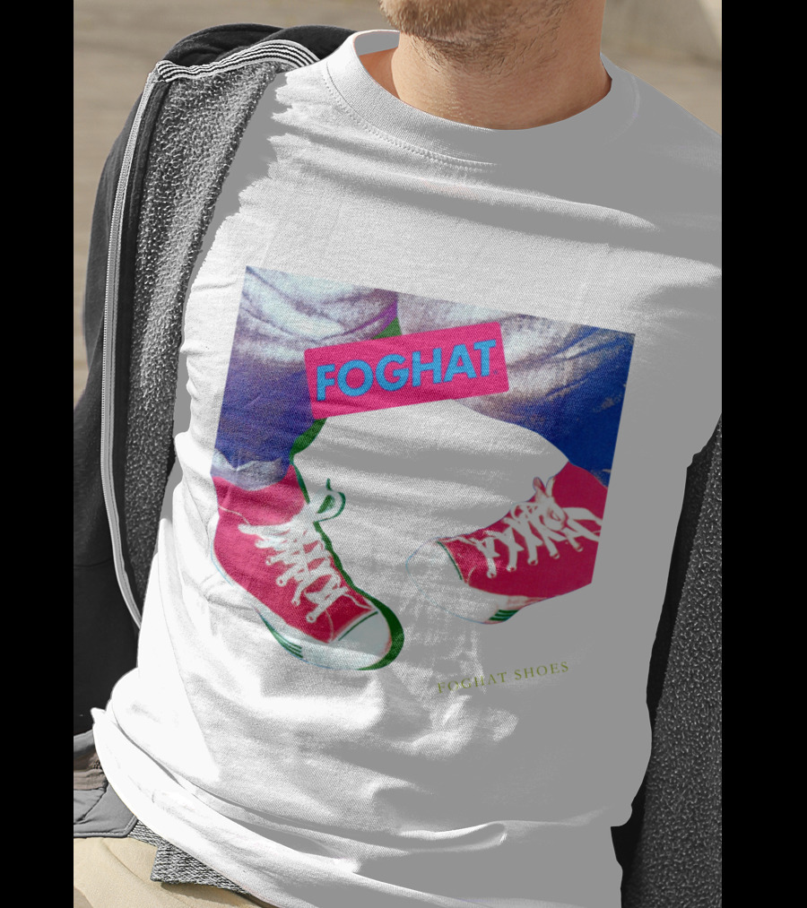 Foghat Shoes Vintage Style Retro Sneakers T-Shirt