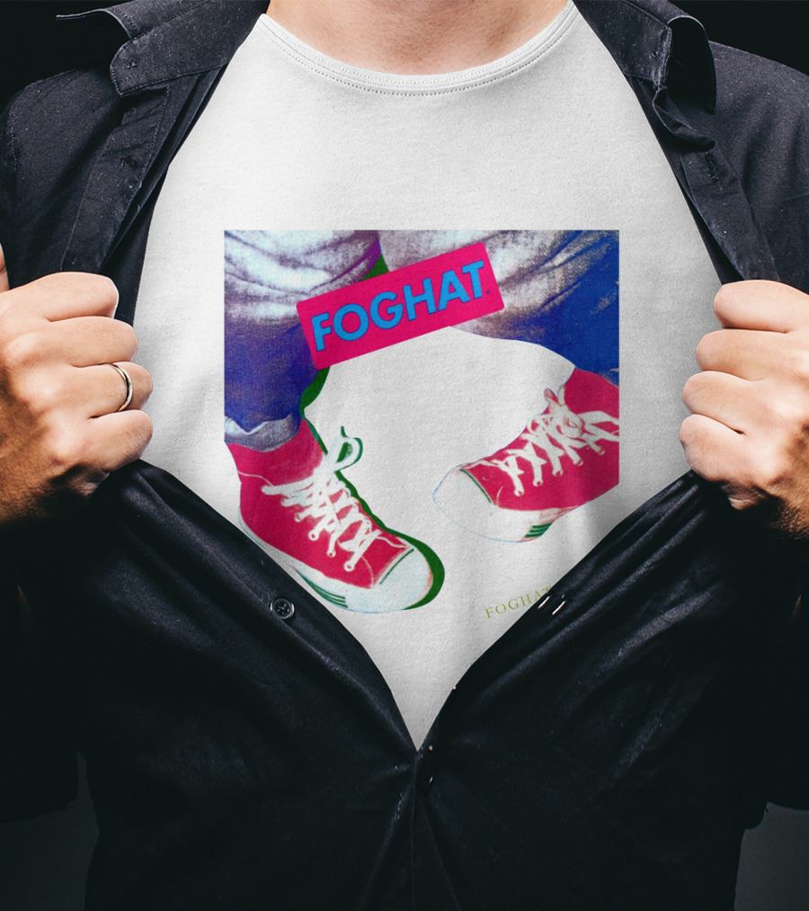 Foghat Shoes Vintage Style Retro Sneakers T-Shirt