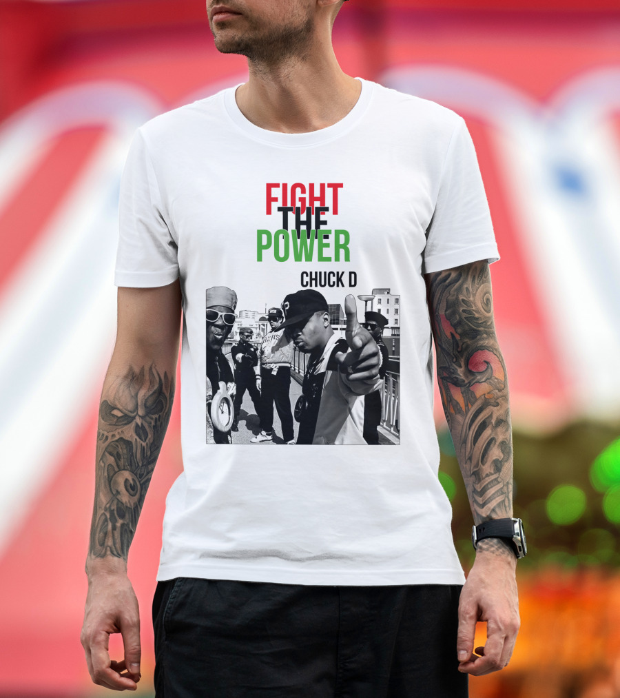 Fight The Power Chuck D T-Shirt