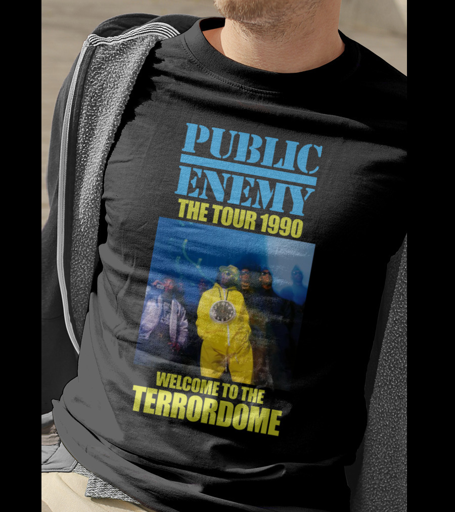 Public Enemy The Tour 1990 Welcome To The Terrordome T-Shirt