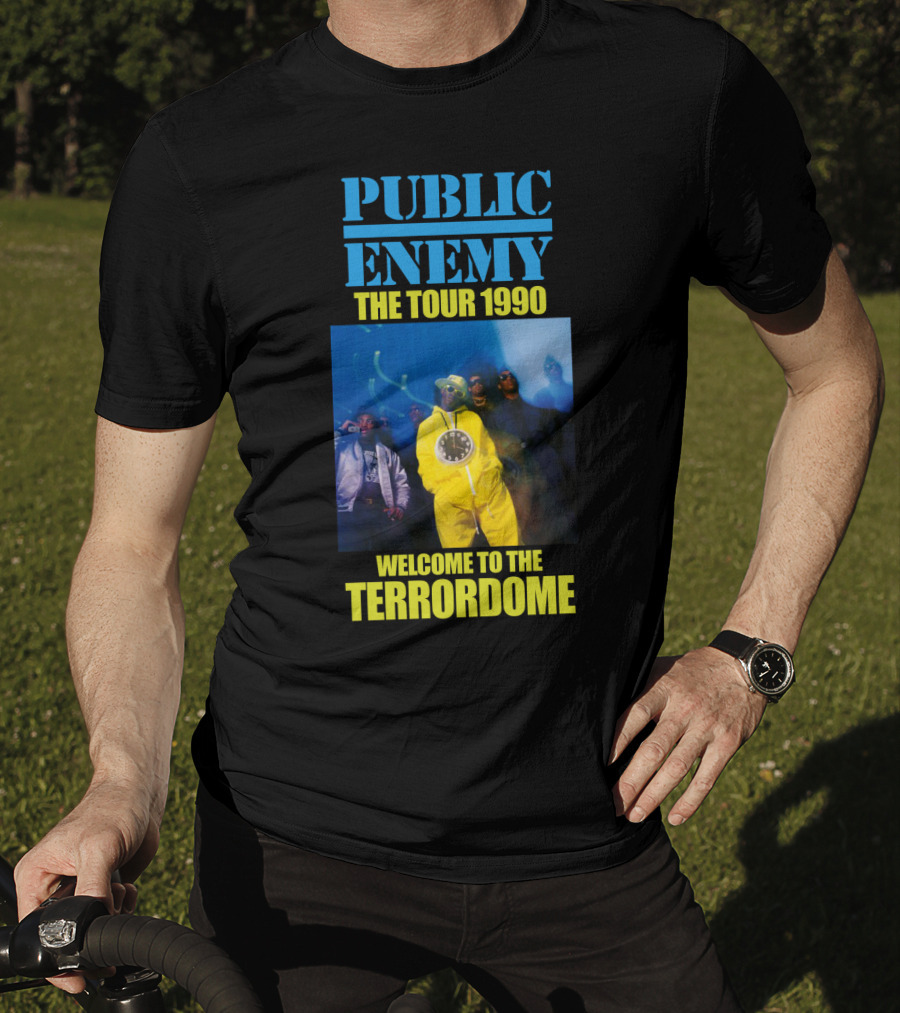 Public Enemy The Tour 1990 Welcome To The Terrordome T-Shirt