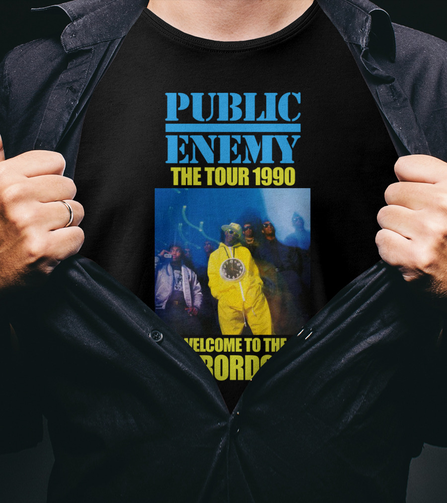 Public Enemy The Tour 1990 Welcome To The Terrordome T-Shirt