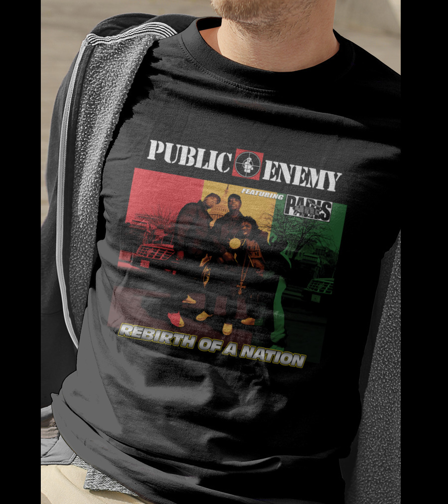Public Enemy Rebirth Of A Nation Featuring Paris T-Shirt