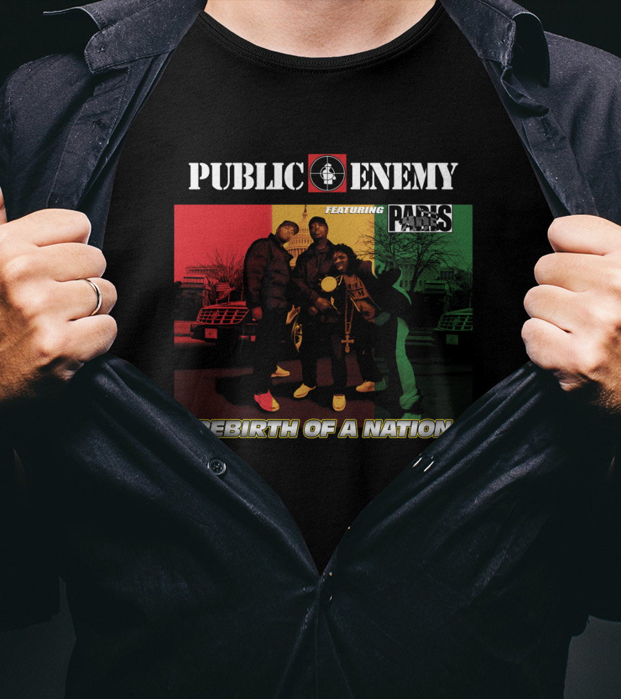 Public Enemy Rebirth Of A Nation Featuring Paris T-Shirt