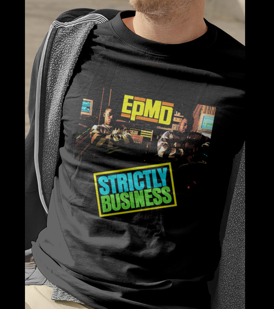 Epmd Strictly Business Album Cover With Studio T-Shirt