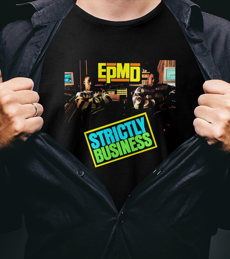Epmd Strictly Business Album Cover With Studio T-Shirt