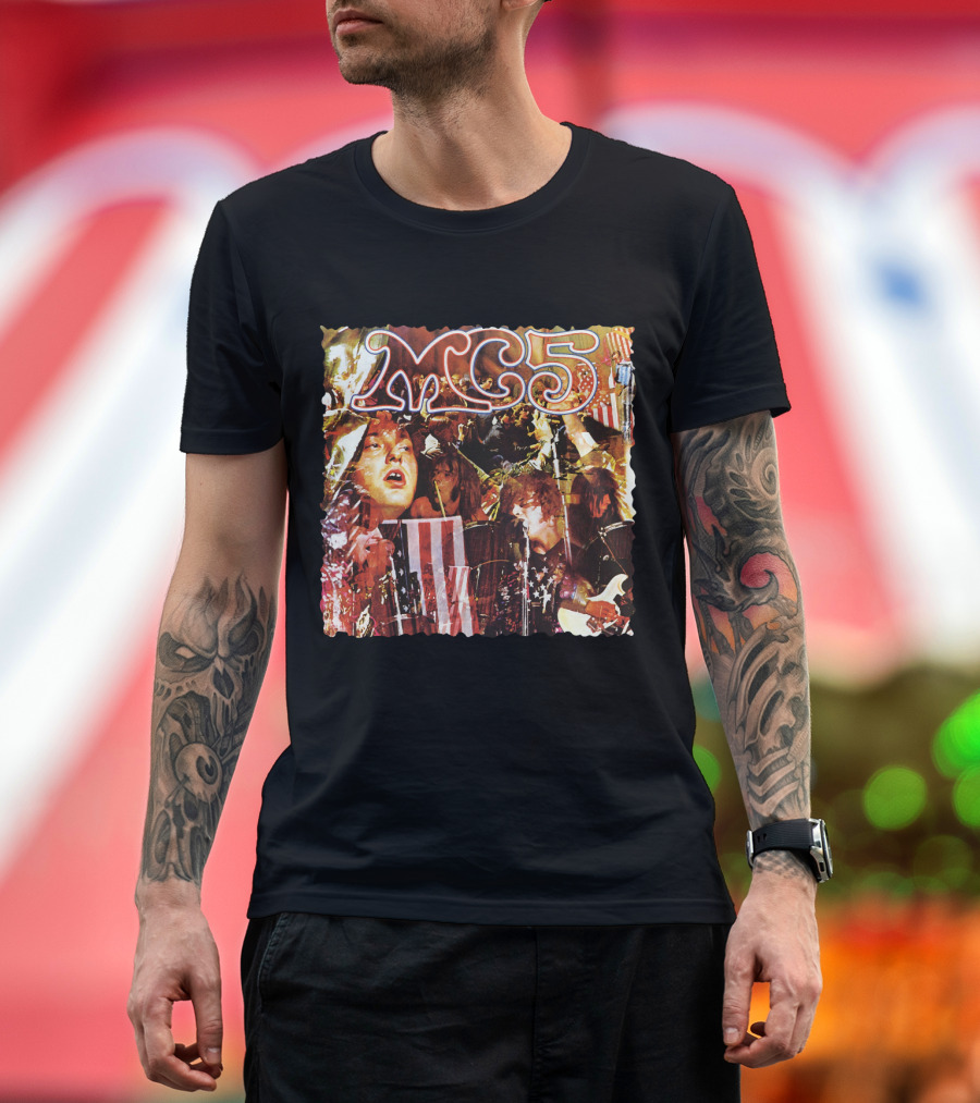 Mc5 American Band Iconic Collage Artwork T-Shirt