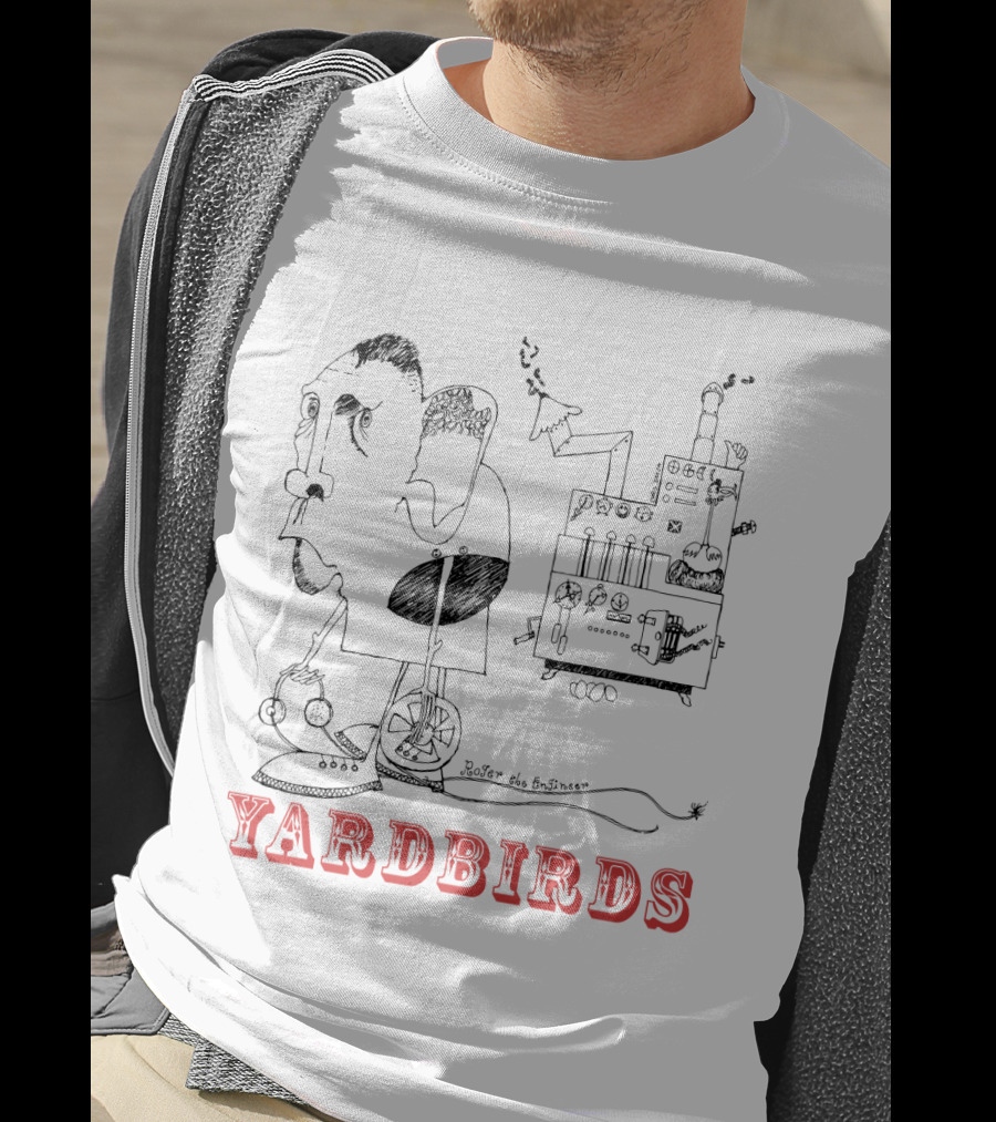 Yardbirds Roger The Engineer Drawing T-Shirt