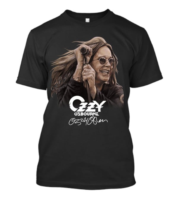 Ozzy Osbourne 20 Portrait With Signature T-Shirt