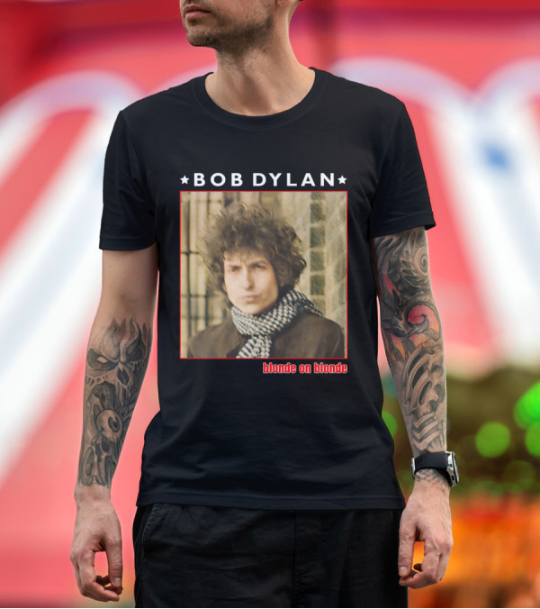 Premium T-Shirt: BOB DYLAN Blonde On Blonde T-Shirt BOB DYLAN Blonde On Blonde T-Shirt