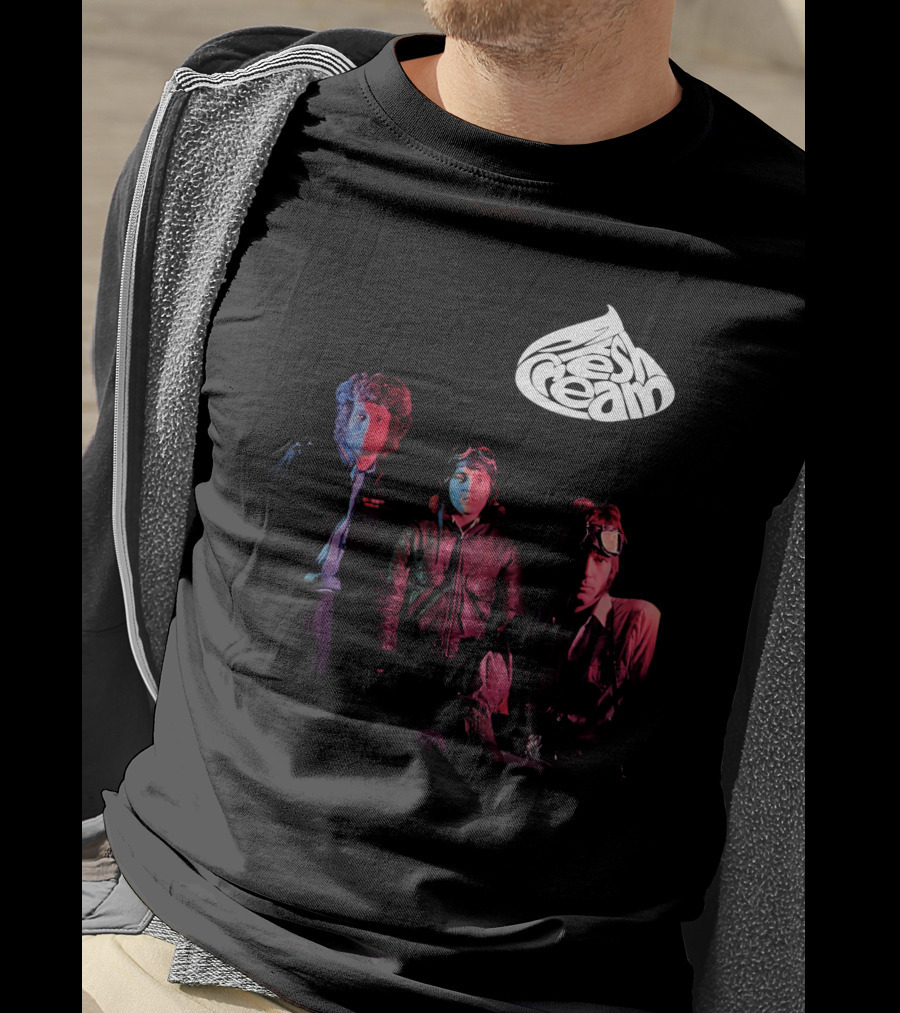 Fresh Cream Band Members Photography T-Shirt